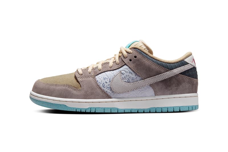 ナイキSBダンクローよりユニークな素材を組み合わせた新作ビッグマネーセービングが登場 First Look at the Nike SB Dunk Low "Big Money Savings" FZ3129-200 release info spring 2024 low top