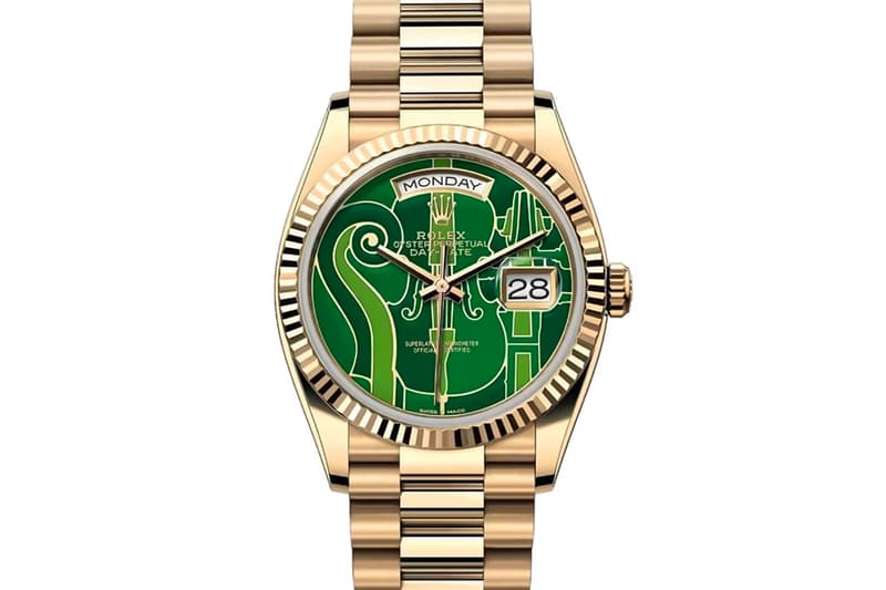 チェロが描かれたロレックスのデイデイト　DayDate Rolex 