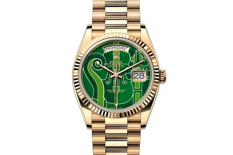 チェロが描かれたロレックスのデイデイト DayDate Rolex