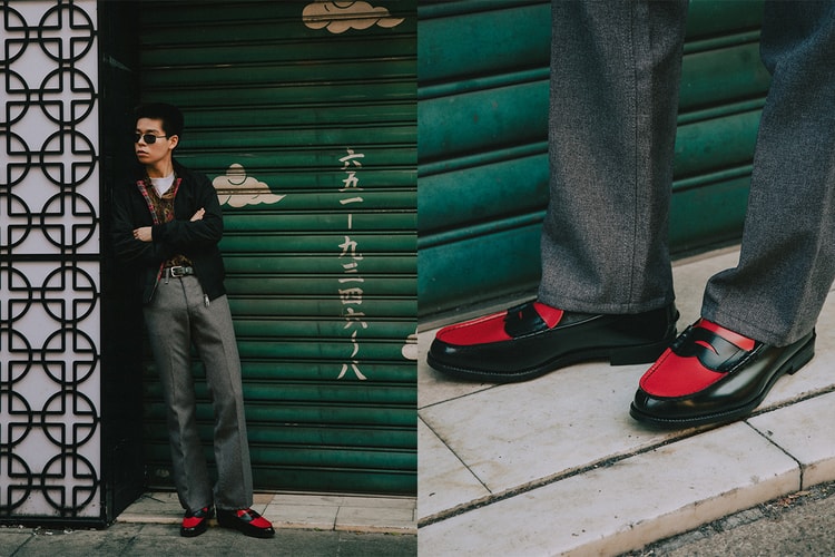 The Kenford Fineshoes からコンビローファーの新色 “Black Red” が発売