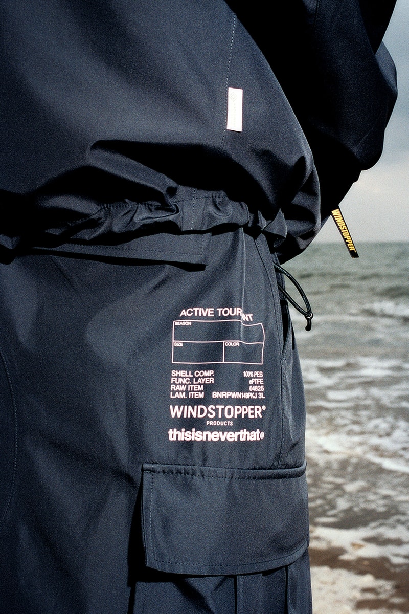 ディスイズネバーザットがウィンドストッパー®︎を搭載した最新アイテムを発売 thisisneverthat windstopper spring summer 2024 release info
