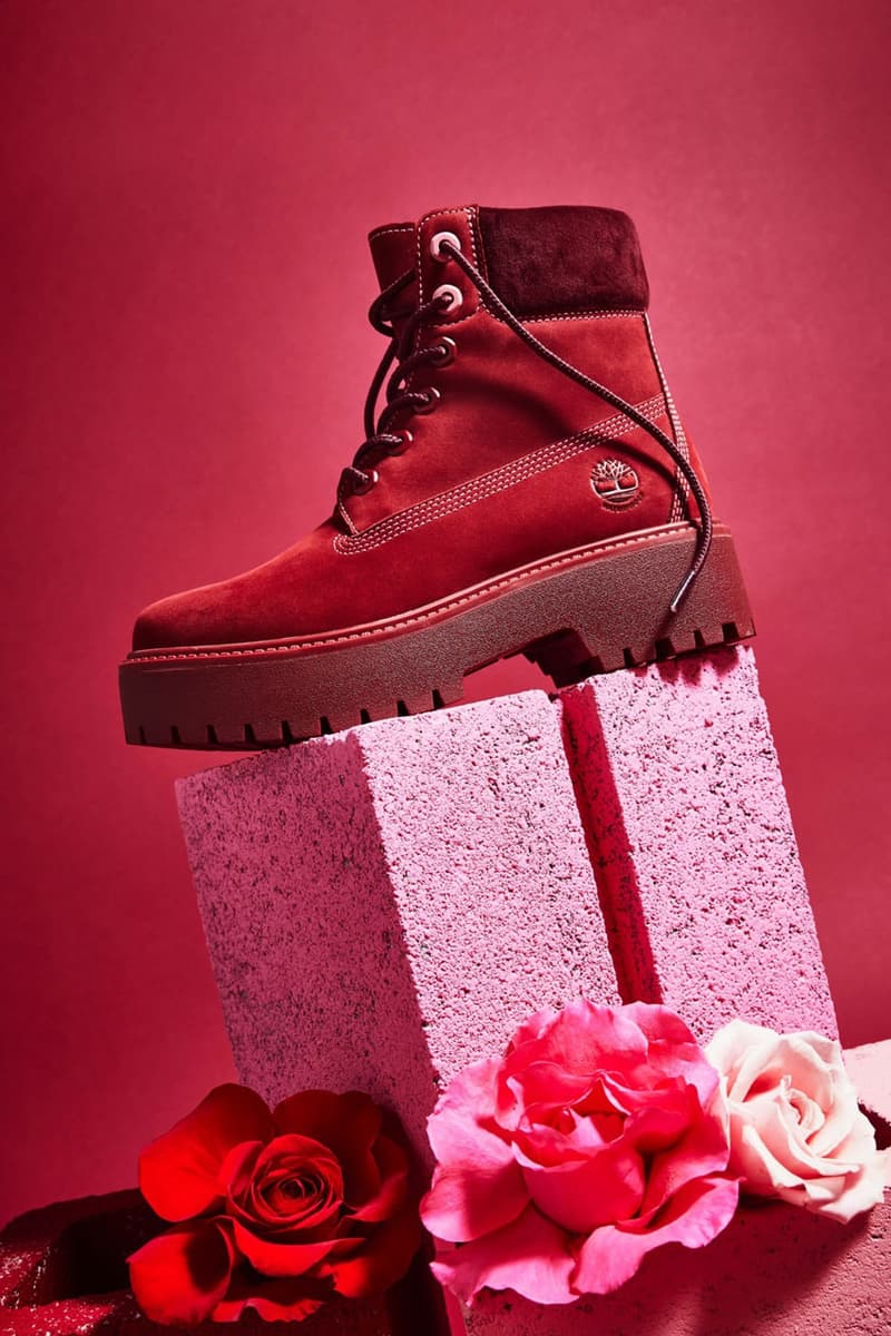 ティンバーランドが愛を象徴するレッドやピンクを纏った新作コレクションを発売 Step With Love in Timberland’s Valentine’s Day 6-Inch Boots red pink valentine love price usd link global store louis vuitton pharrell fashion week six inch timbs new york nyc