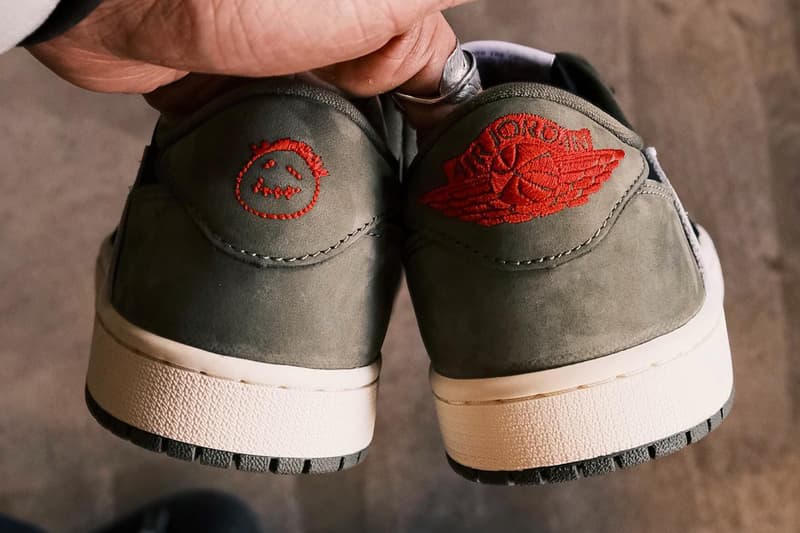 トラヴィススコットxエアジョーダン1ロー“ブラックオリーブ”の最新ビジュアルをチェック Travis Scott Air Jordan 1 Low OG Black Olive Release Info date store list buying guide photos price DM7866-002