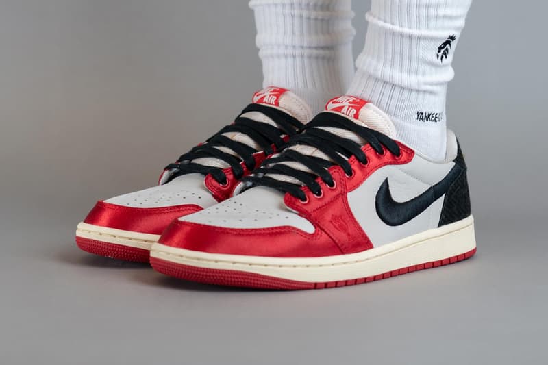 マイケル・ジョーダンの息子 マーカス主宰のトロフィールームxエアジョーダン 1の着用画像が浮上 Trophy Room Air Jordan 1 Low OG FN0432-100 Release Date info store list buying guide photos price