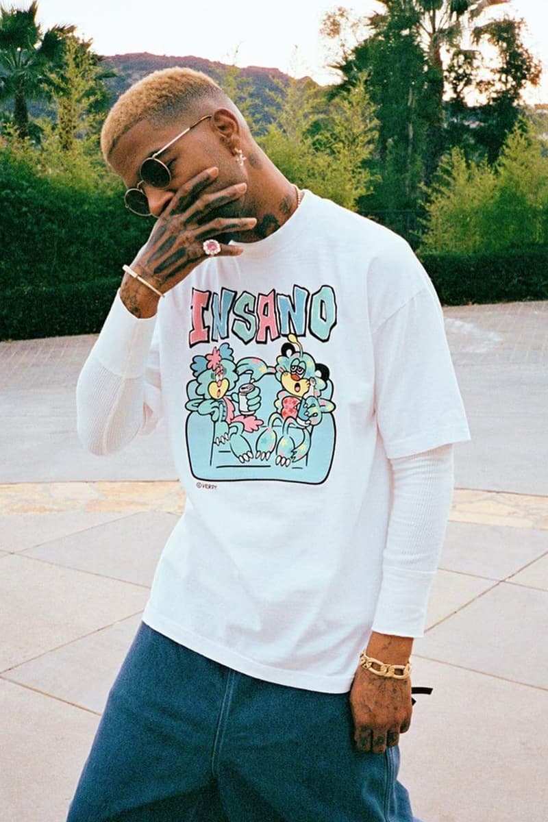 ヴェルディがキッド・カディのニューアルバム『INSANO』の T シャツをデザイン VERDY FOR KID CUDI INSANO T- shirt release info