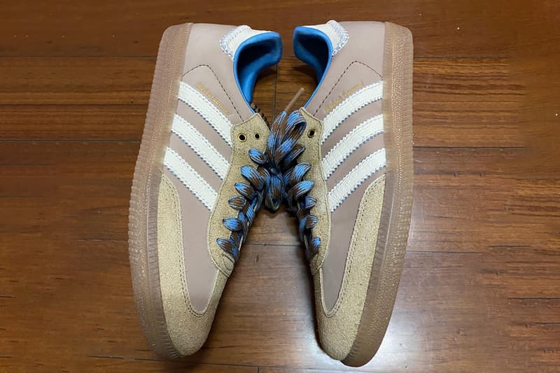 ウェールズ・ボナー x アディダス オリジナルス サンバの2024年秋冬シーズンの新作が浮上 The First Wales Bonner x adidas Samba of 2024 Is Electric fashion week instagram woganwodeyang grace sneaker footwear shoe price release link drop