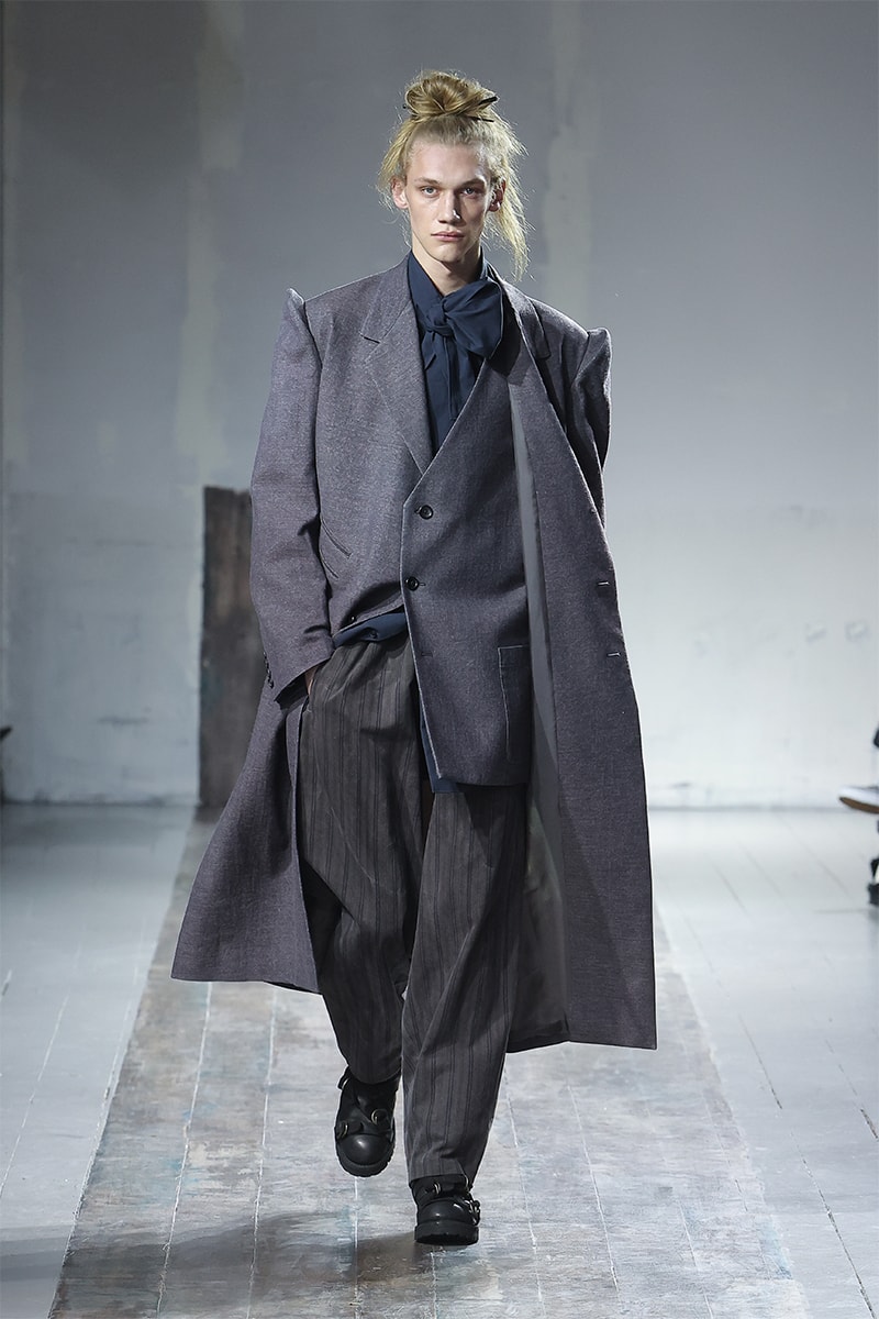 ヨウジヤマモト プールオム 2024年秋冬コレクション Yohji Yamamoto FW24 fall winter 2024 paris fashion week runway show collection menswear