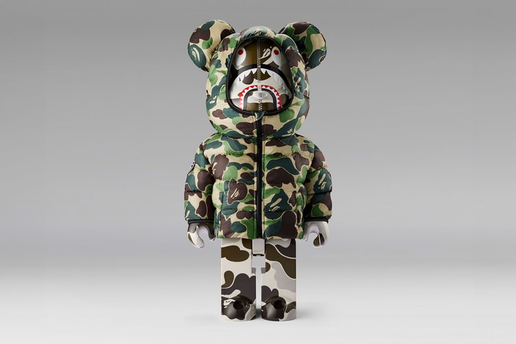 A BATHING APE®️ x Canada Goose がコラボ BE@RBRICK を発売