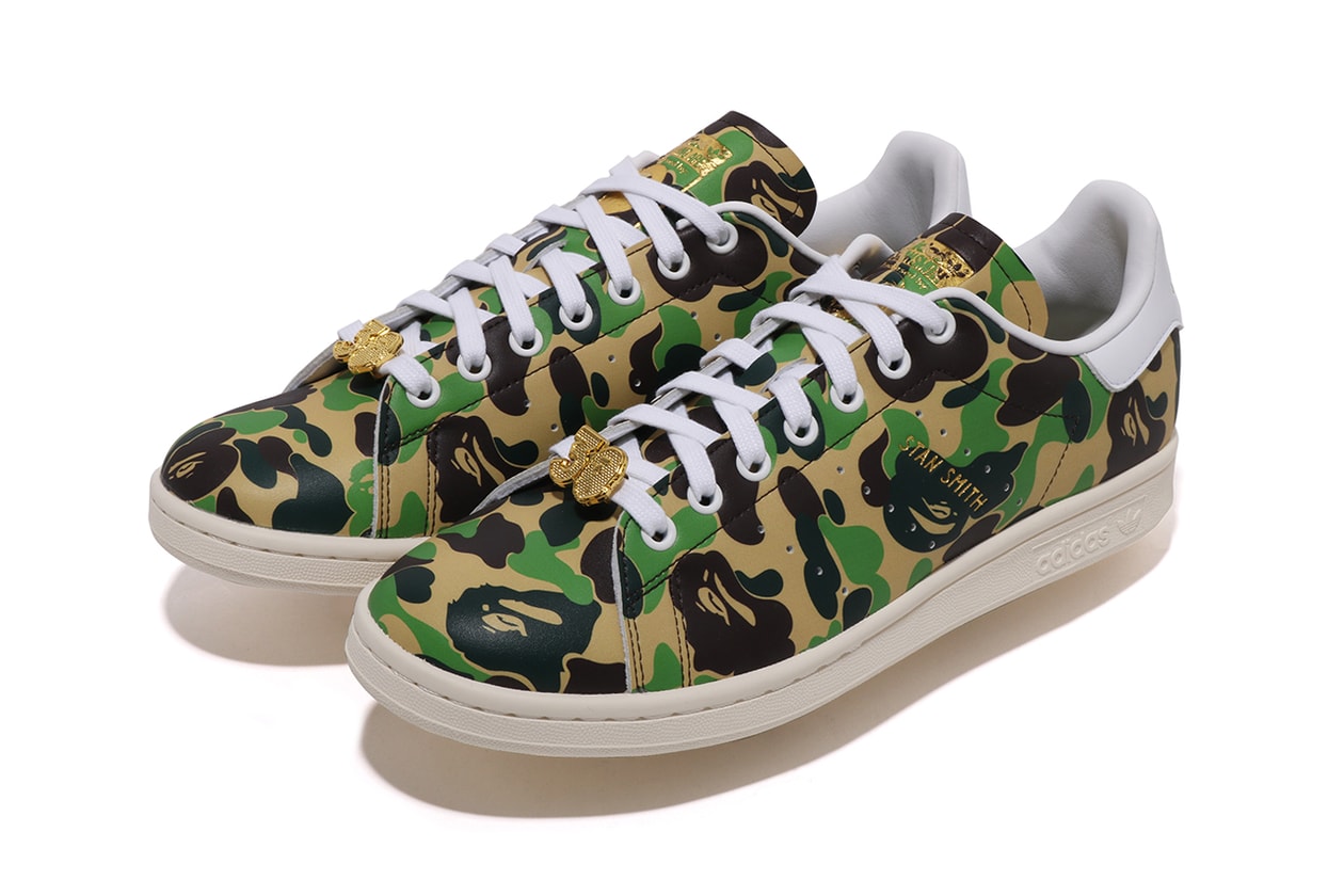 ア・ベイシング・エイプ x アディダス オリジナルスから “ABC カモ” 仕様の新作  Stan Smith BAPE®︎ が登場 A BATHING APE®︎ x adidas Originals Stan Smith BAPE®︎ “ABC CAMO” 2024 release info