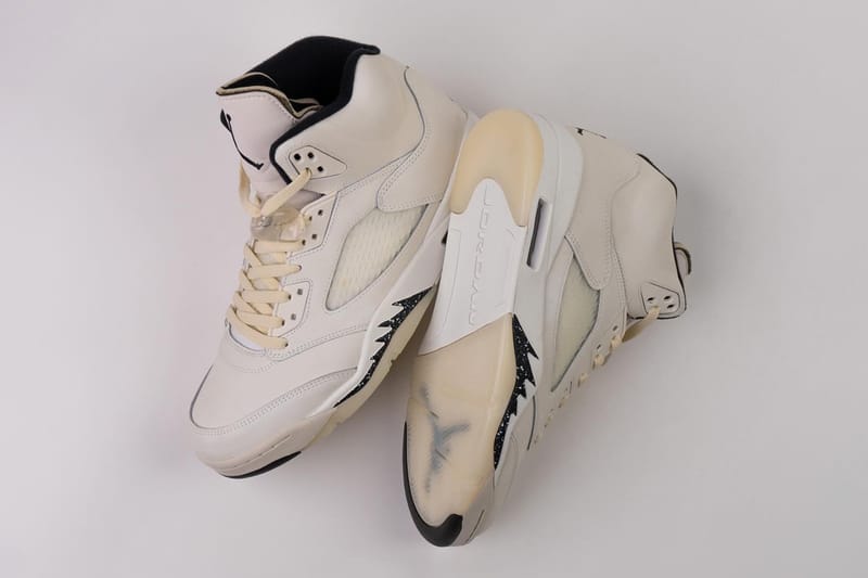 Air Jordan 5 からソフトな表情の新色 “Sail” が登場