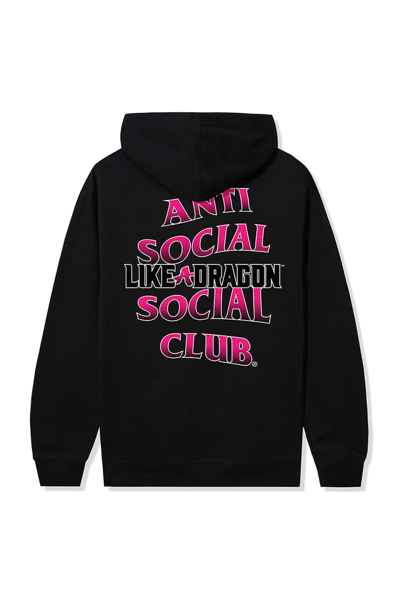 アンチソーシャルソーシャルクラブが『龍が如く』との初コラボレーションを発表 anti social social club Ryū ga Gotoku yakuza collab collection release info