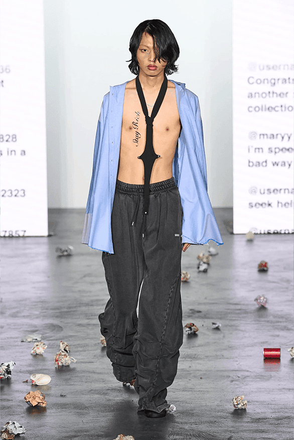 エーヴィエーヴィエーヴィ 2024年秋冬コレクション AVAVAV Fall Winter 2024 Milan Fashion Week runway show Beate Karlsson menswear womenswear streetwear