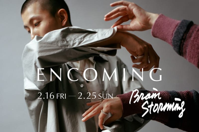 新鋭ブランド ENCOMING のポップアップが International Gallery BEAMS で開催