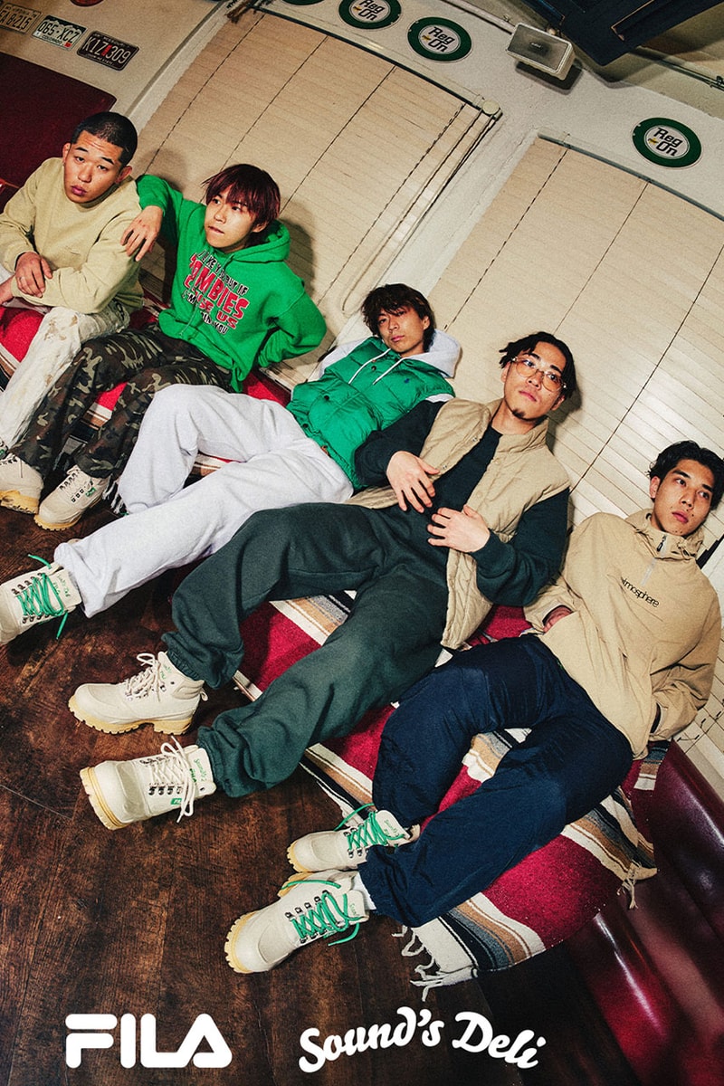 フィラが東京発のヒップホップクルーサウンズデリとのコラボシューズを発売 fila sounds deli collabo weathertec release info