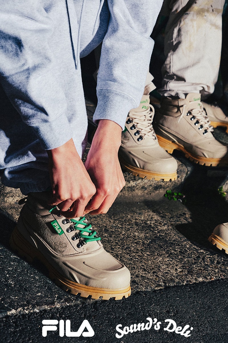 フィラが東京発のヒップホップクルーサウンズデリとのコラボシューズを発売 fila sounds deli collabo weathertec release info