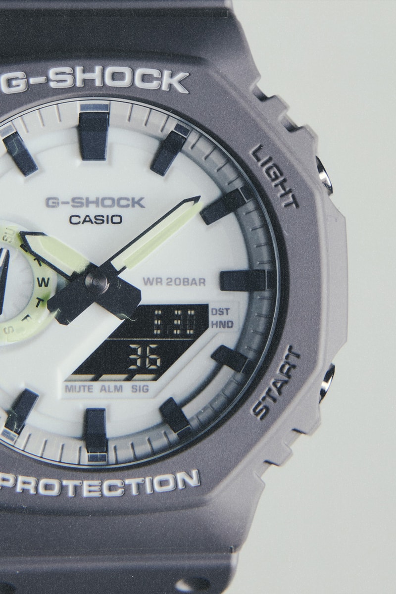 G ショックから暗闇でグリーンに光る蓄光文字盤を採用した “HIDDEN GLOW” シリーズがリリース G-SHOCK Hidden Glow Watch Collection DW-6900HD-8 GA-700HD-8A GA-2100HD-8A Glow-in-the-Dark Accent Green Neon 