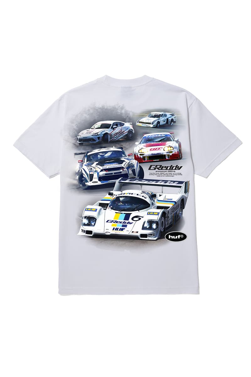 ハフがアフターパーツブランド グレッディとのコラボレーションを発表 huf greddy collab collection release info