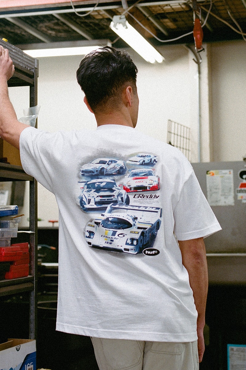 ハフがアフターパーツブランド グレッディとのコラボレーションを発表 huf greddy collab collection release info