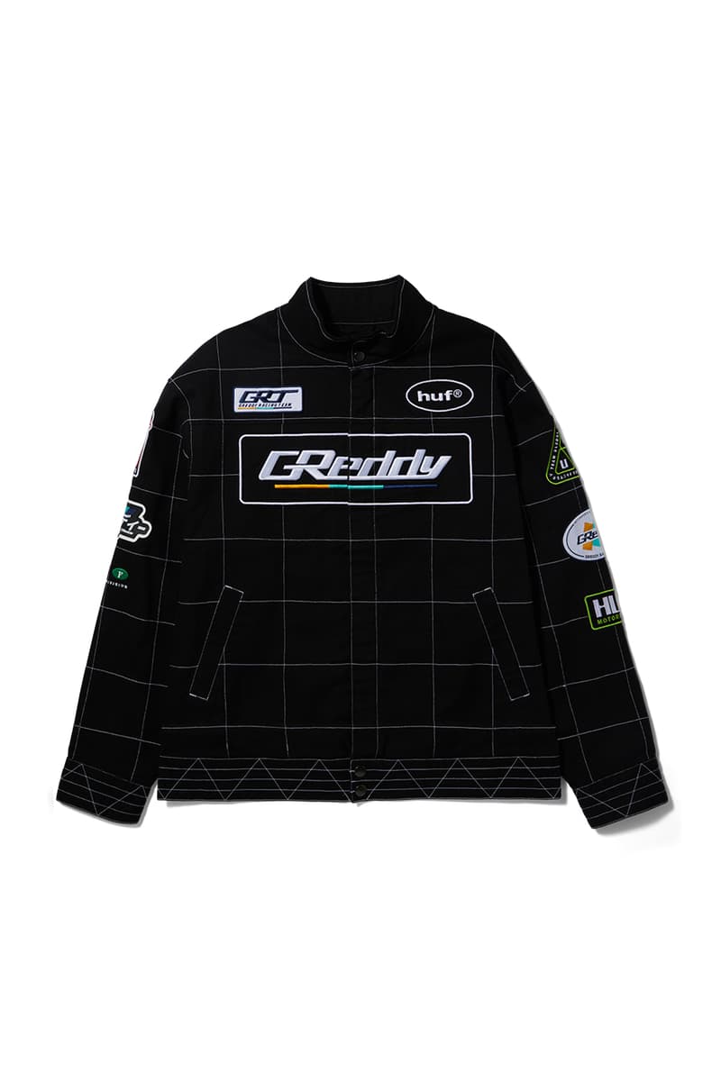 ハフがアフターパーツブランド グレッディとのコラボレーションを発表 huf greddy collab collection release info