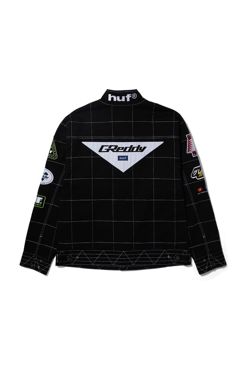 ハフがアフターパーツブランド グレッディとのコラボレーションを発表 huf greddy collab collection release info