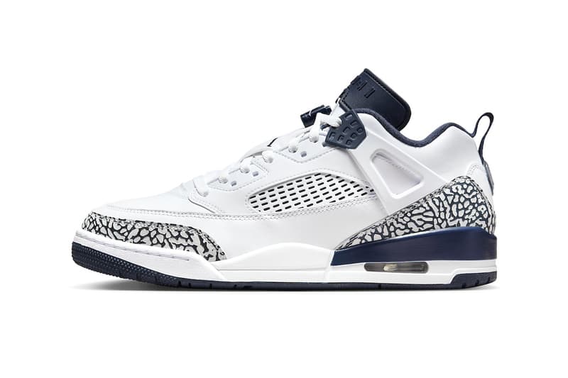 ジョーダンスパイジークローからシンプルかつクリーンな新色 “オブシディアン”が登場 Official Look at the Jordan Spizike Low "Obsidian" White/Obsidian-Pure Platinum air jordan brand nike swoosh jumpman