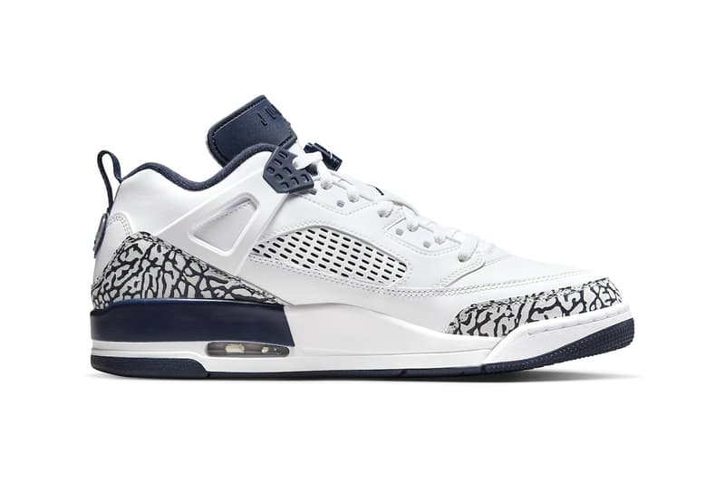 ジョーダンスパイジークローからシンプルかつクリーンな新色 “オブシディアン”が登場 Official Look at the Jordan Spizike Low "Obsidian" White/Obsidian-Pure Platinum air jordan brand nike swoosh jumpman