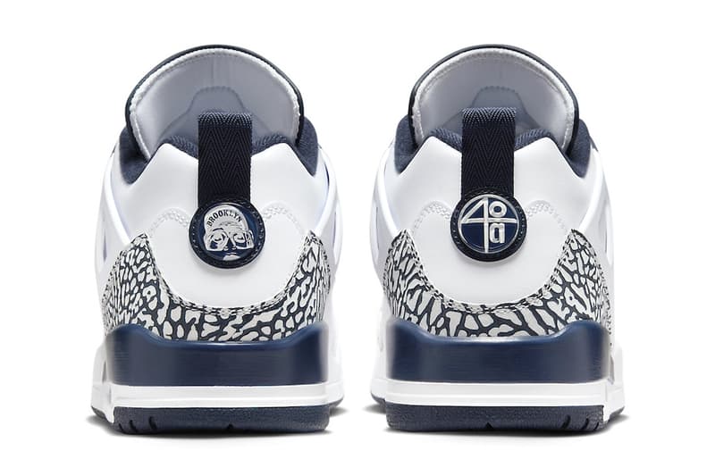 ジョーダンスパイジークローからシンプルかつクリーンな新色 “オブシディアン”が登場 Official Look at the Jordan Spizike Low "Obsidian" White/Obsidian-Pure Platinum air jordan brand nike swoosh jumpman