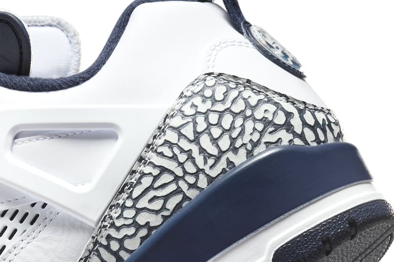 ジョーダンスパイジークローからシンプルかつクリーンな新色 “オブシディアン”が登場 Official Look at the Jordan Spizike Low "Obsidian" White/Obsidian-Pure Platinum air jordan brand nike swoosh jumpman