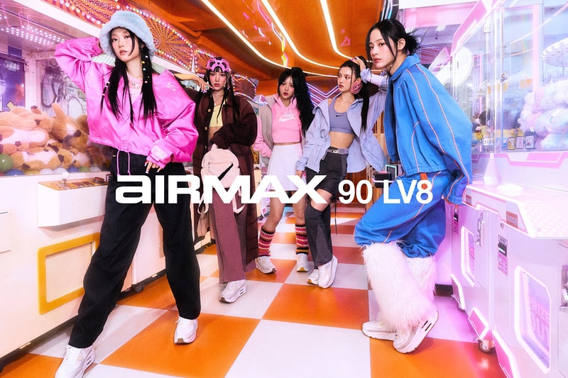 ニュージーンズが ナイキ エアマックス 90 LV8 のキャンペーンに登場 NewJeans  Nike Air Max 90 LV8 style  campaign info 