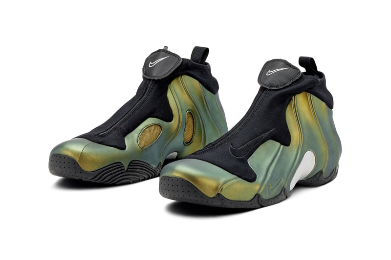 ナイキエアフライトポジットの名カラー “メタリックゴールド”が約16年ぶりに復活 Nike Air Flightposite "Metallic Gold" Is Returning for Later This Year holiday 2024 christmas december november releases info Black-Metallic Silver-White-Black swoosh