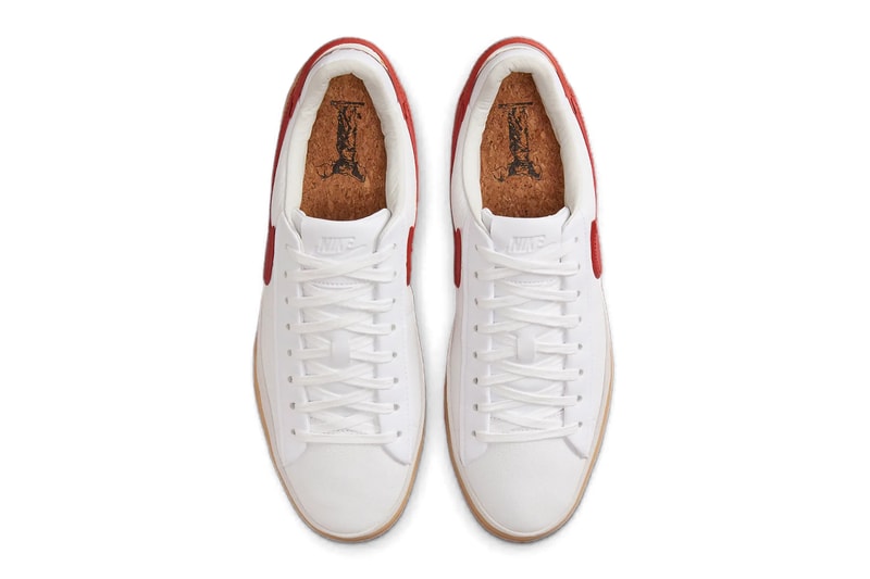 ナイキから立体的なスウッシュを備えた新型モデル ブレザーファントムローが登場 Official Look Nike Blazer Phantom Low in "White/Red" FN5820-100 goddess of victory low-top shoes hangtag sneakers