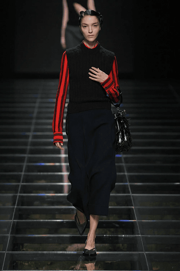 Prada 2024年秋冬ウィメンズコレクション Prada Fall Winter 2024 Milan Fashion Week womenswear runway show Raf Simons Miuccia Prada