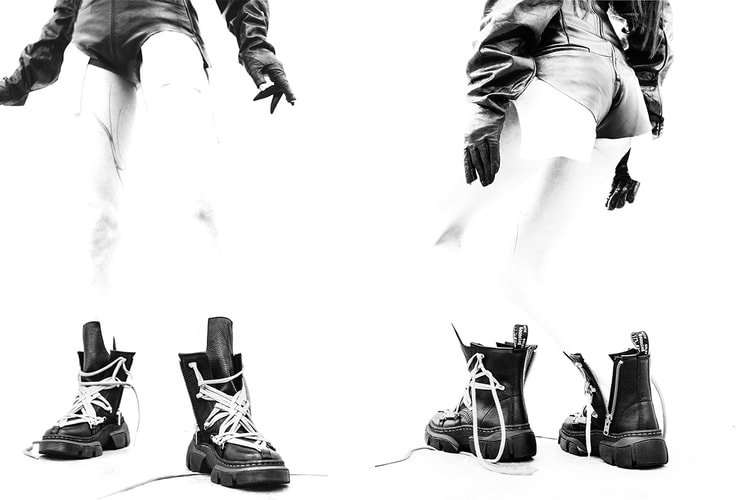 Rick Owens x Dr. Martens から2024年のコラボレーション第1弾が発売