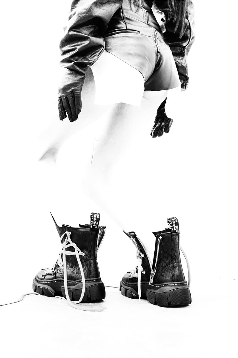 リック・オウエンス x ドクターマーチンから2024年のコラボレーション第1弾が発売 Rick Owens x Dr. Martens 1460 DMXL MEGA LACE BOOT 2024 release info