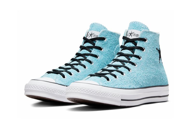 ステューシー & コンバースによる2024年春の最新コラボ Chuck 70 が登場 Stüssy Converse Chuck 70 hi sky blue poppy red A07664C A07663C Release Info