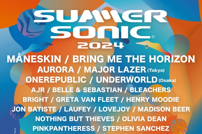 SUMMER SONIC 2024 の出演アーティスト第1弾が発表