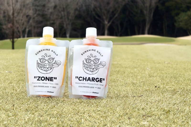 サンシャインジュースとクラブハウスがゴルファーのためのコラボジュースを発表 sunshine juice clubhaus collabo zone charge for golfer release info