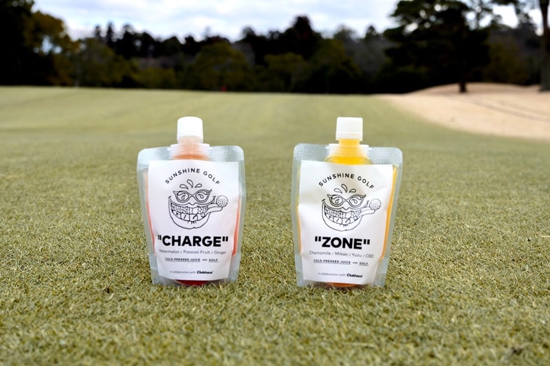 サンシャインジュースとクラブハウスがゴルファーのためのコラボジュースを発表 sunshine juice clubhaus collabo zone charge for golfer release info