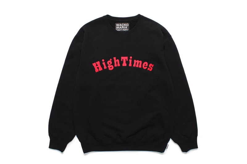 ワコマリアがイリーガルなカルチャー誌 ハイタイムズとのコラボアイテムをリリース wacko maria hightimes collbo items release info