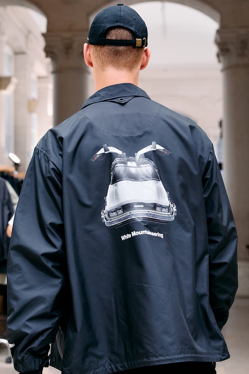 ホワイトマウンテニアリングが『バック・トゥ・ザ・フューチャー』とのコラボを発表 white mountaineering  Back to the Future collab items release info