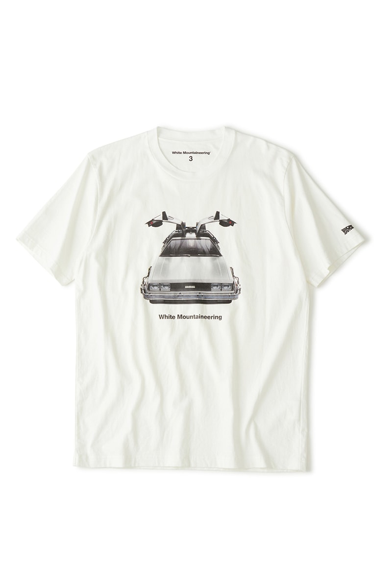 ホワイトマウンテニアリングが『バック・トゥ・ザ・フューチャー』とのコラボを発表 white mountaineering  Back to the Future collab items release info