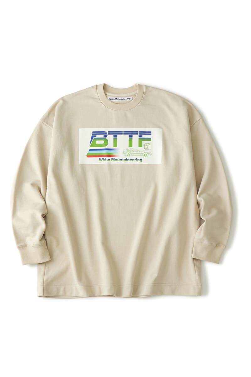 ホワイトマウンテニアリングが『バック・トゥ・ザ・フューチャー』とのコラボを発表 white mountaineering  Back to the Future collab items release info