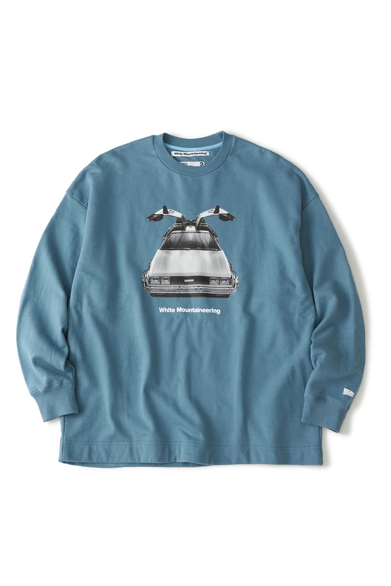 ホワイトマウンテニアリングが『バック・トゥ・ザ・フューチャー』とのコラボを発表 white mountaineering  Back to the Future collab items release info