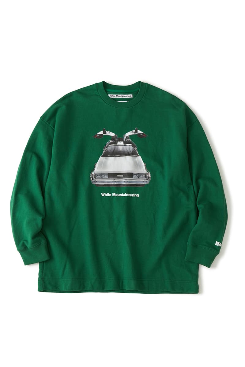 ホワイトマウンテニアリングが『バック・トゥ・ザ・フューチャー』とのコラボを発表 white mountaineering  Back to the Future collab items release info