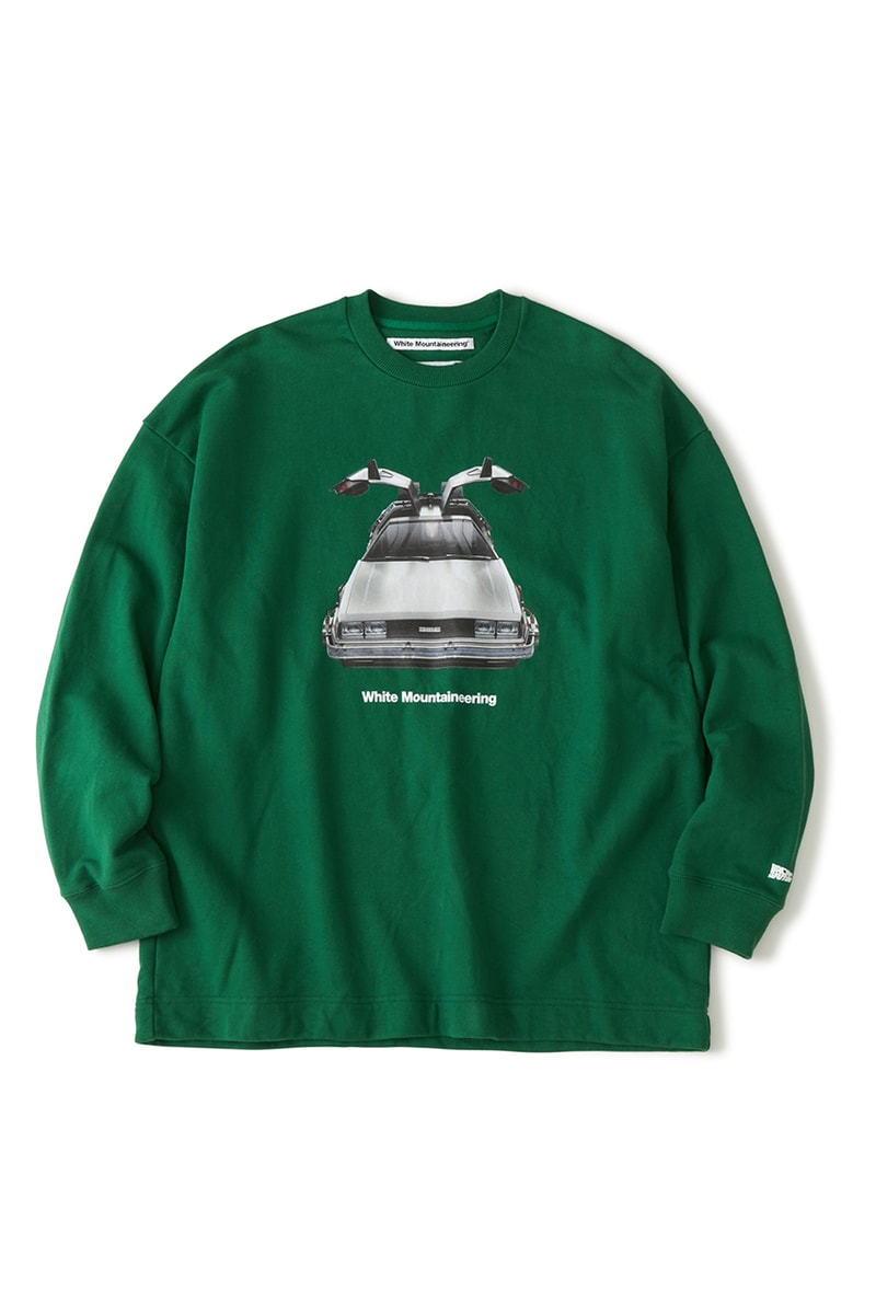 ホワイトマウンテニアリングが『バック・トゥ・ザ・フューチャー』とのコラボを発表 white mountaineering  Back to the Future collab items release info