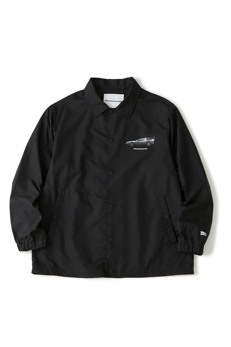 ホワイトマウンテニアリングが『バック・トゥ・ザ・フューチャー』とのコラボを発表 white mountaineering  Back to the Future collab items release info