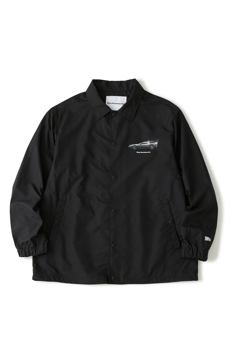 ホワイトマウンテニアリングが『バック・トゥ・ザ・フューチャー』とのコラボを発表 white mountaineering  Back to the Future collab items release info