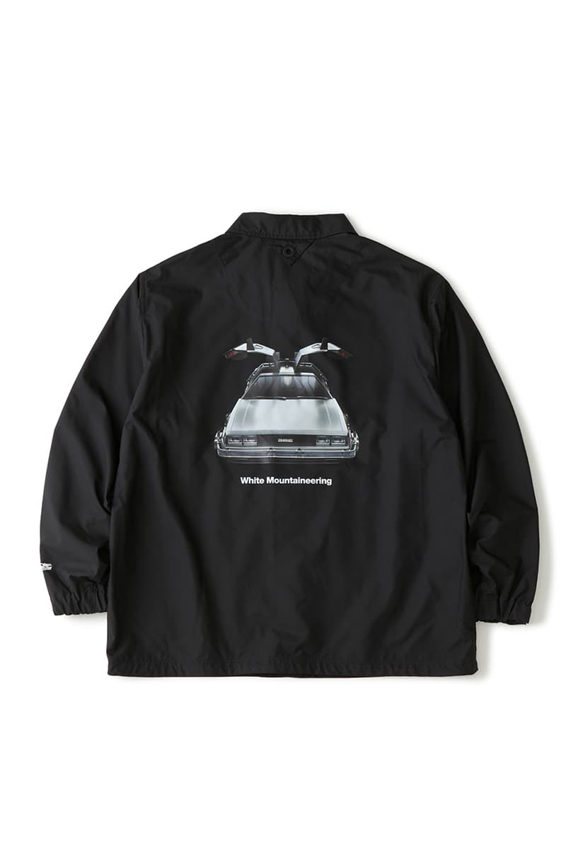 ホワイトマウンテニアリングが『バック・トゥ・ザ・フューチャー』とのコラボを発表 white mountaineering  Back to the Future collab items release info