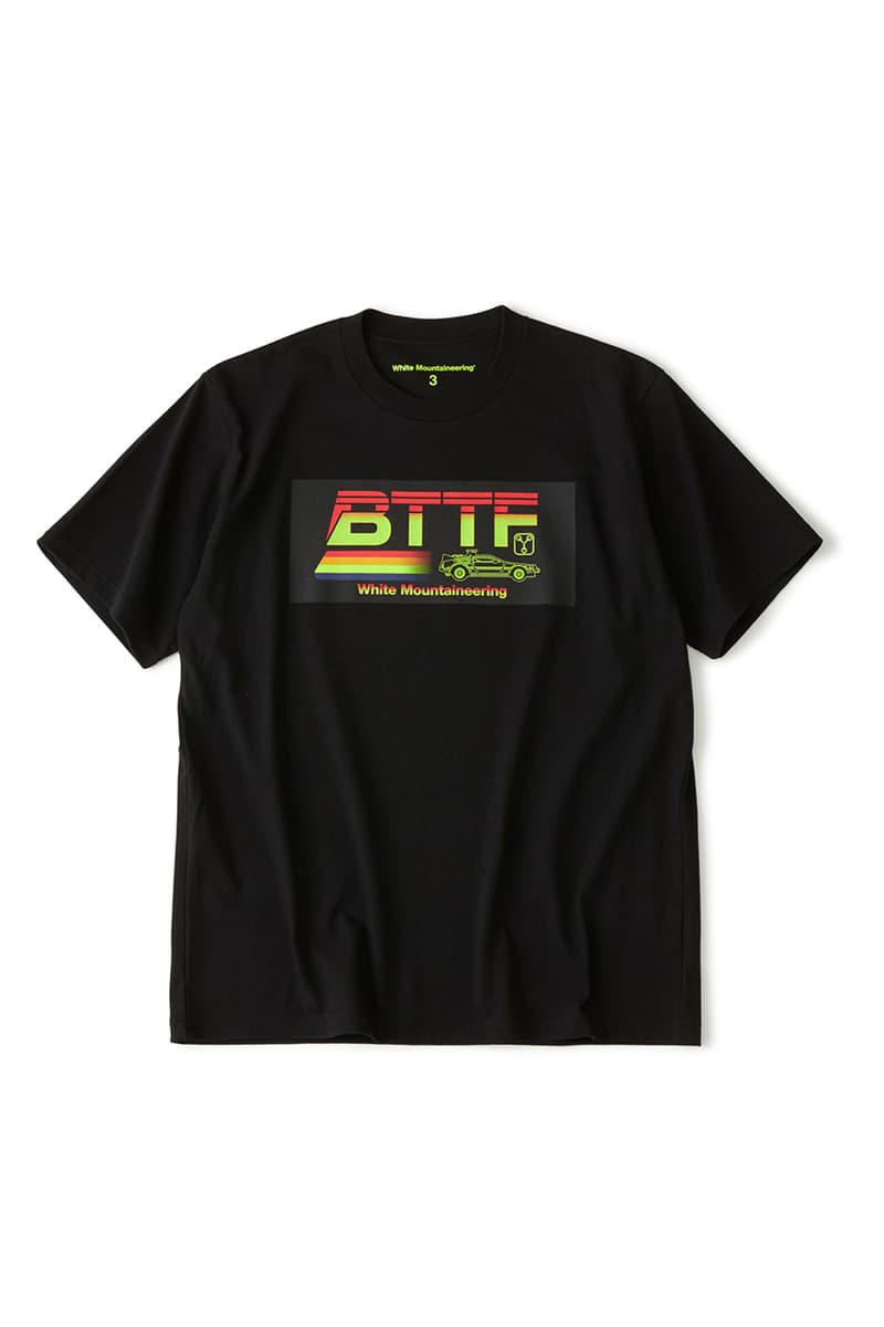 ホワイトマウンテニアリングが『バック・トゥ・ザ・フューチャー』とのコラボを発表 white mountaineering  Back to the Future collab items release info