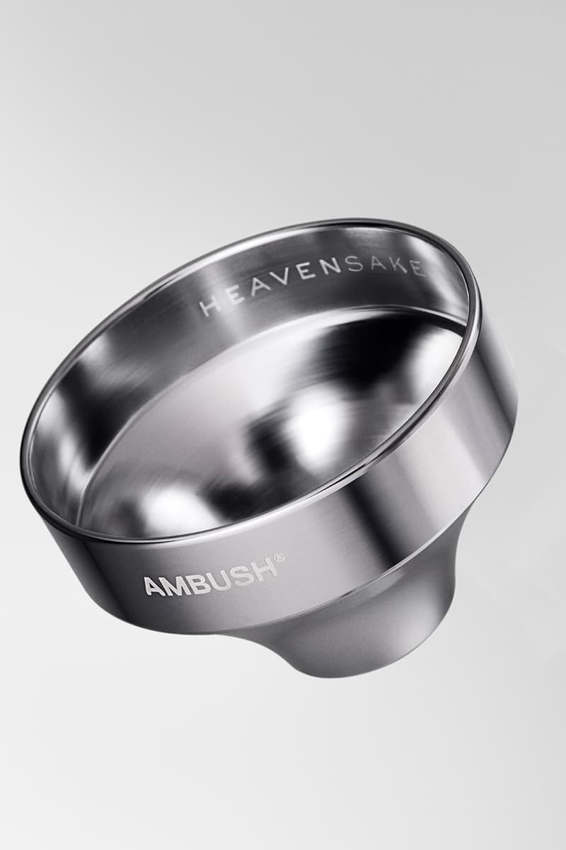 アンブッシュがヘブンサケとコラボした100セット限定のぐい呑みを発売 ambush heavensake collab limited 100 set guinomi release info